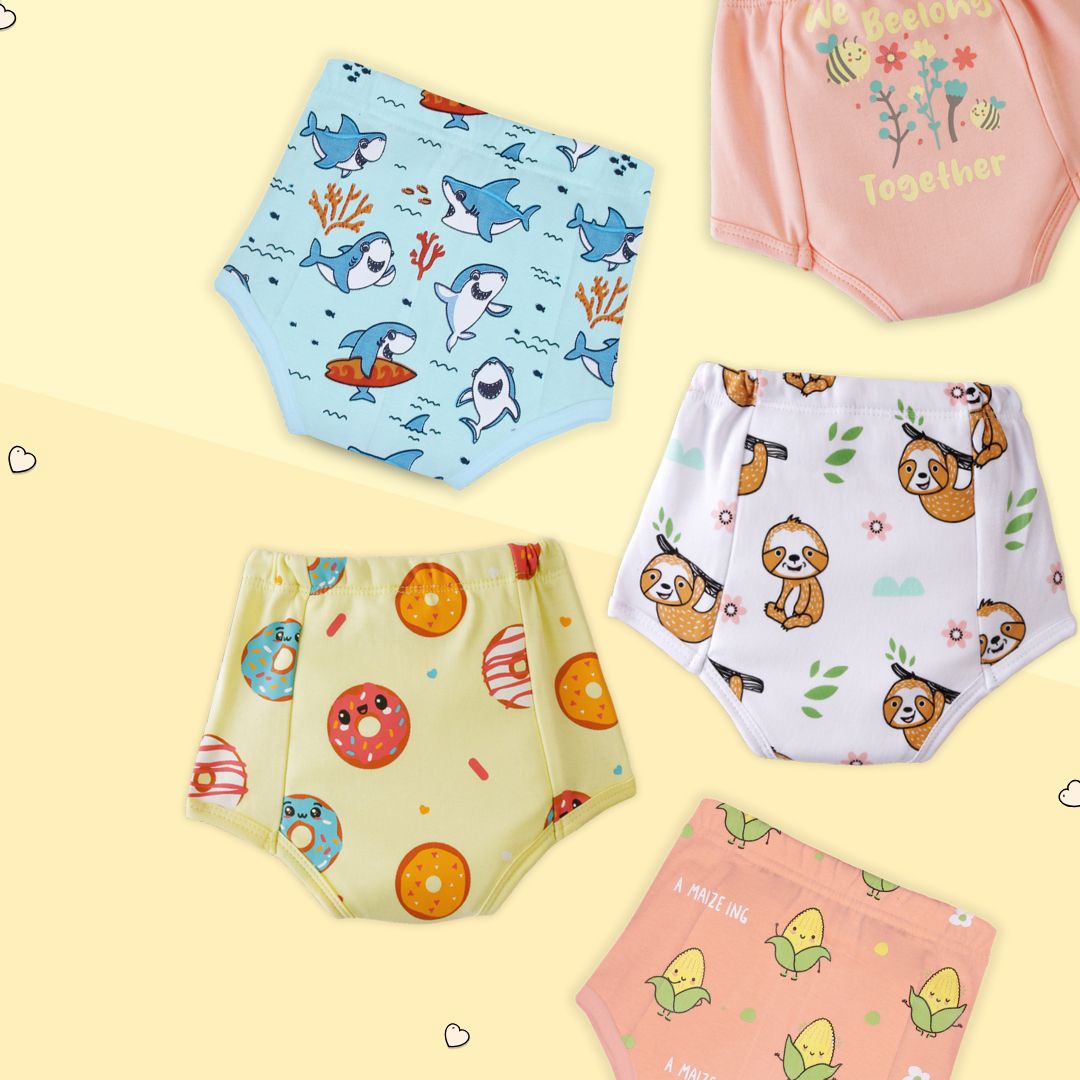 3-4 Years (Pack of 5) - Ultra Undies - Baby Padded Underwear
