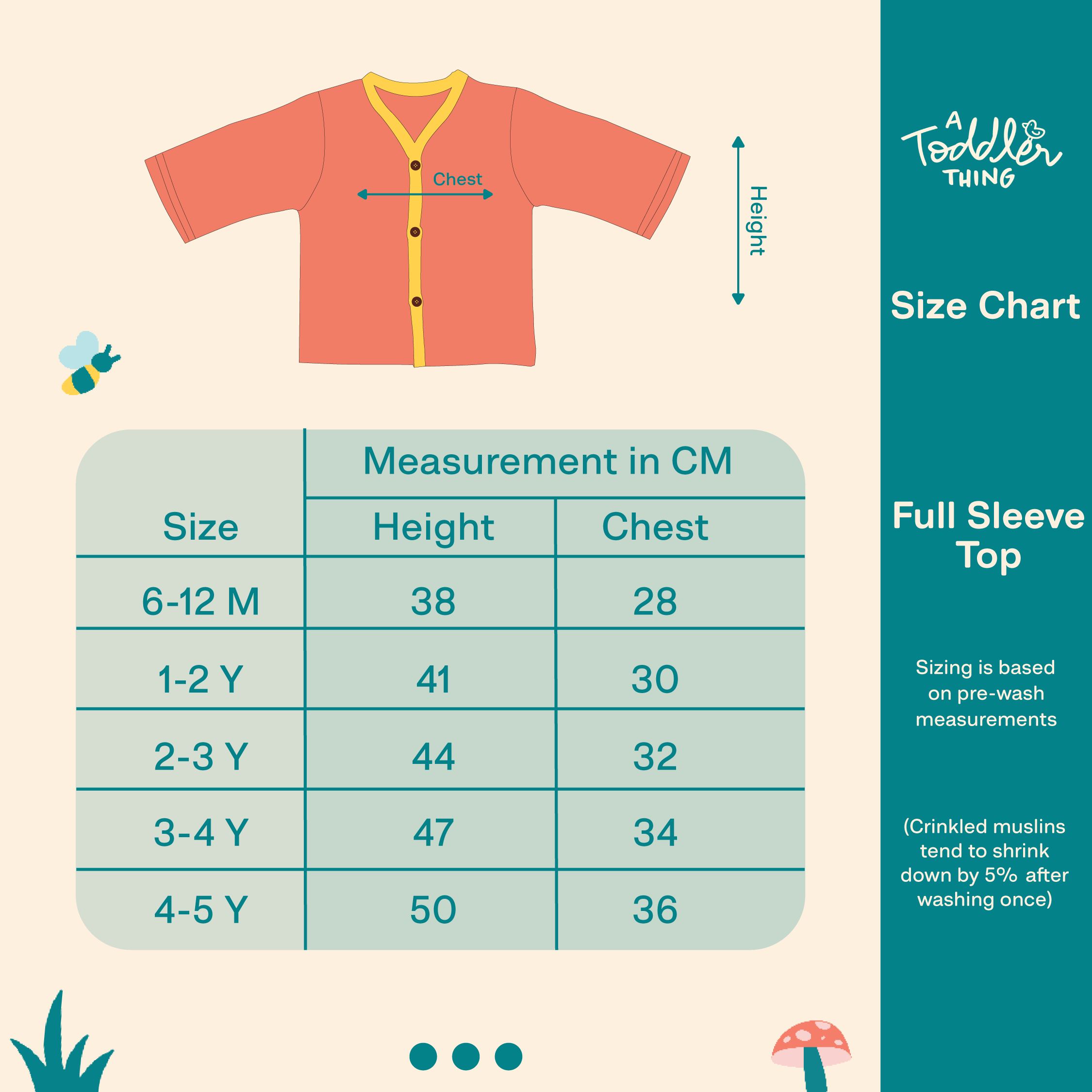 Peachy Hug - Crinkled Muslin Sleepsuit