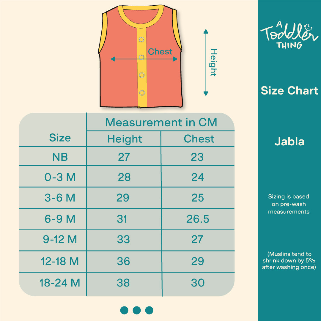 Toucan Punch - Muslin Jabla and Shorts for Babies and Toddlers