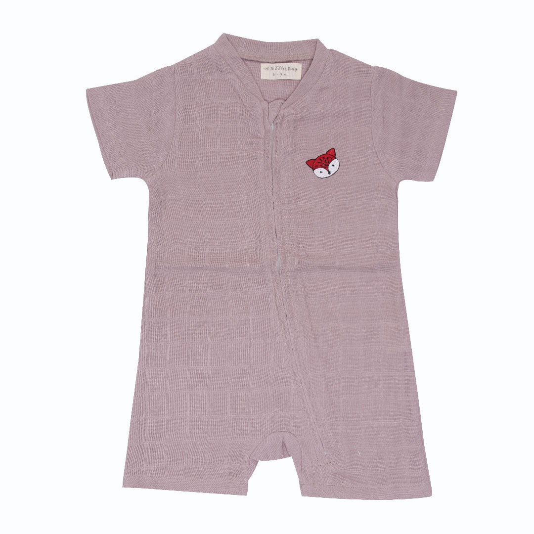 Toddler Tribe Plain - Half Sleeve Jumpsuit