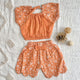  Puffed Co-ord sets for kids Coral