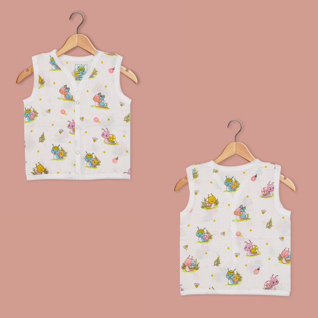 BEST SELLER - Muslin Jabla Button Type for Babies -  Combo Packs