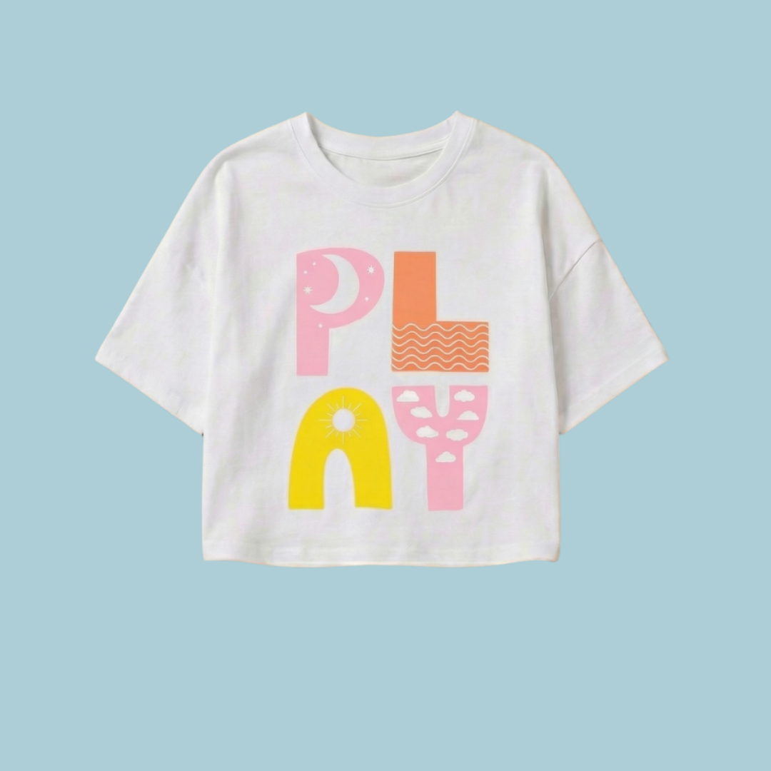 Tutti Frutti - Seersucker T-Shirt & Shorts for Girls