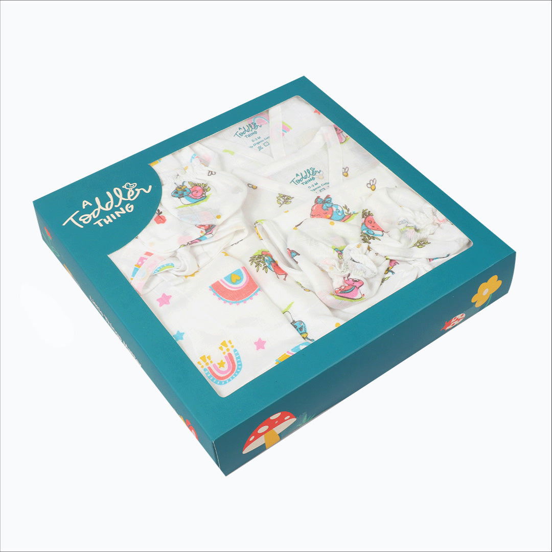 Muslin 8 Piece Gift Set (0-3 Months)