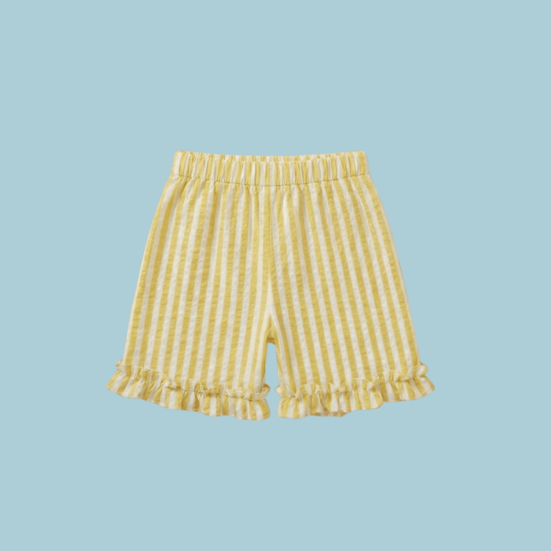 Little Bloom - Seersucker T-Shirt & Shorts for Girls