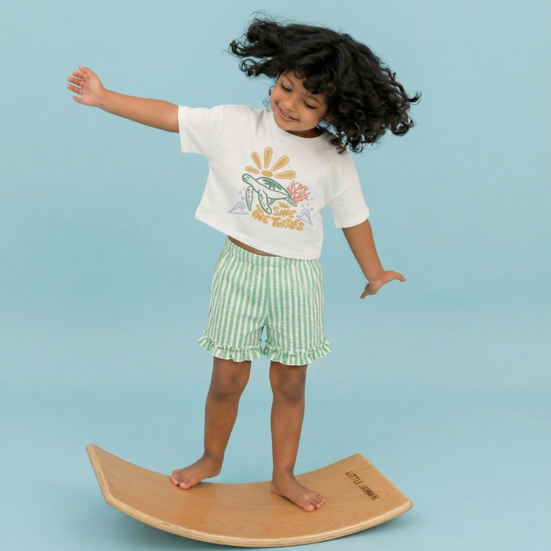 Tutti Frutti - Seersucker T-Shirt & Shorts for Girls