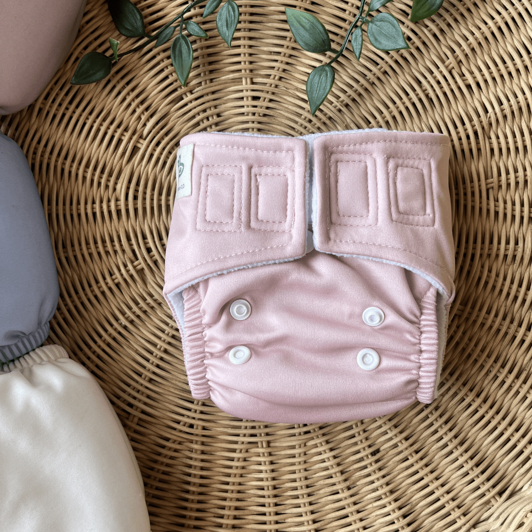 Aqua Blue - Newborn Diaper - Pack of 2