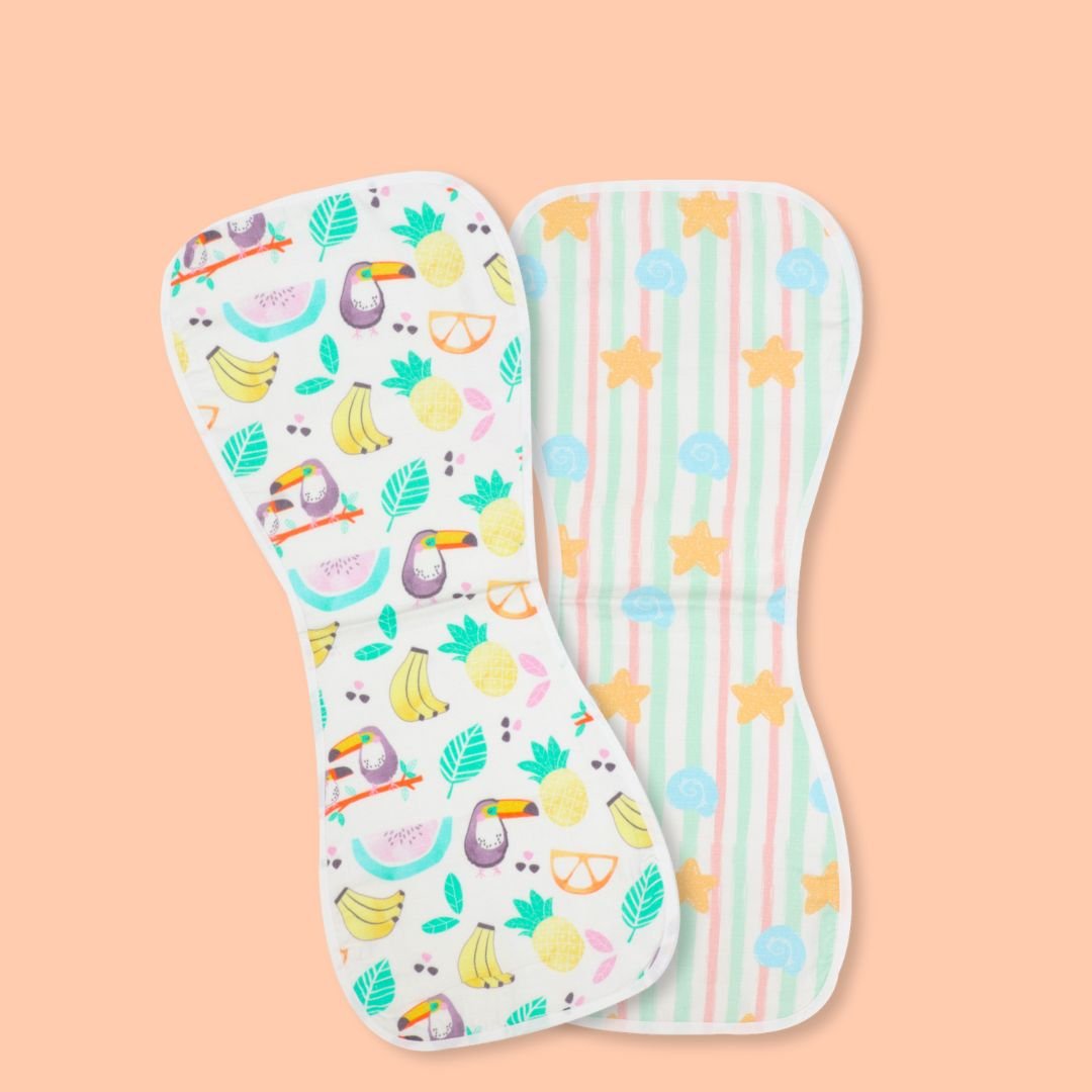 Beaky Stripes- Muslin 12 Piece Combo Pack (0-3M)