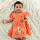 Deerly Loved - Crinkled Muslin Wrap Type Frock
