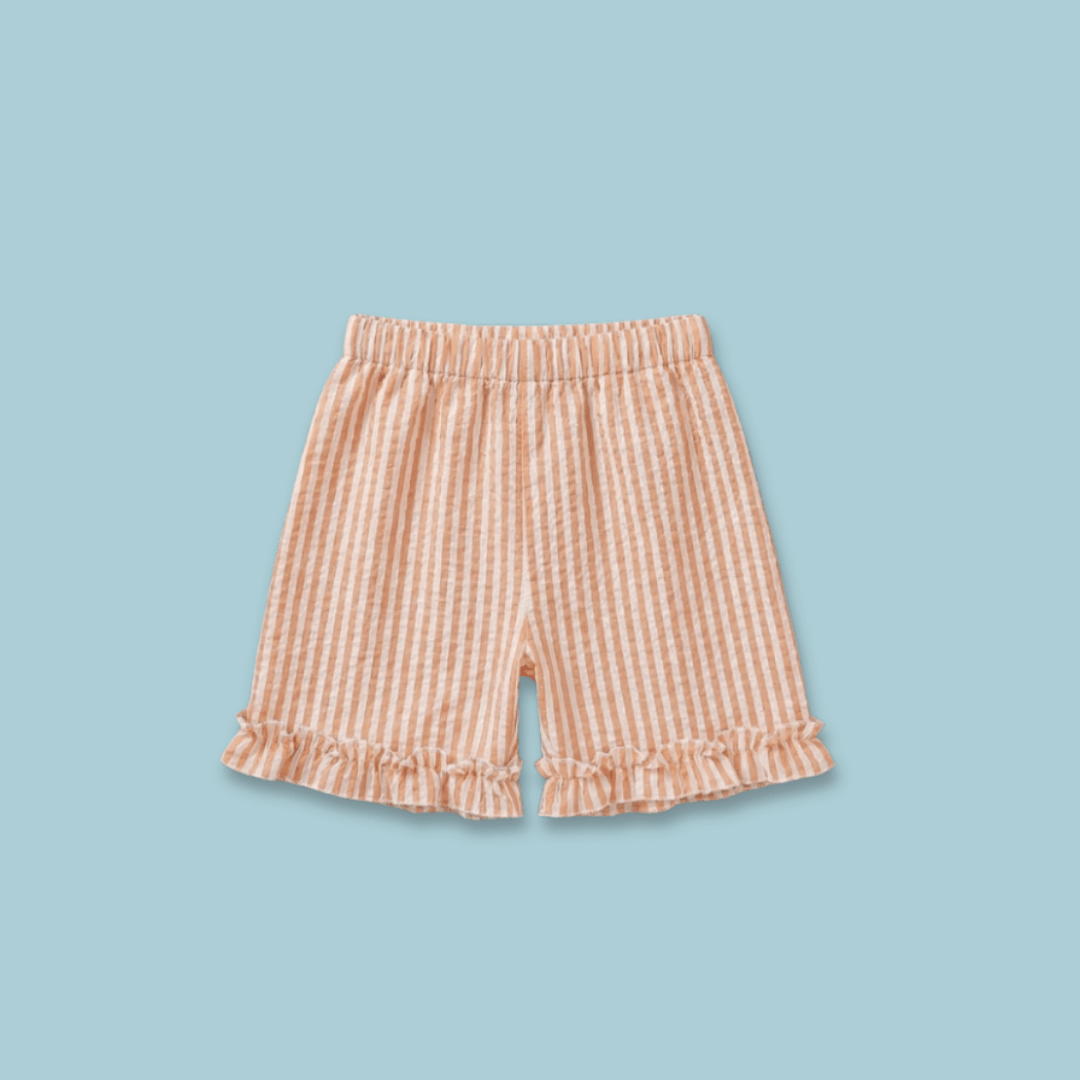 Little Bloom - Seersucker T-Shirt & Shorts for Girls