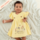 Little Flowerland - Crinkled Muslin Wrap Type Frock