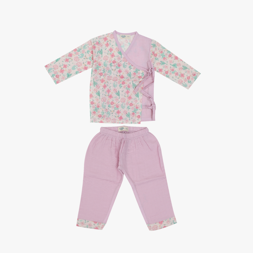 Petal twist -  Full Sleeve Knot Type Kurta and Pant