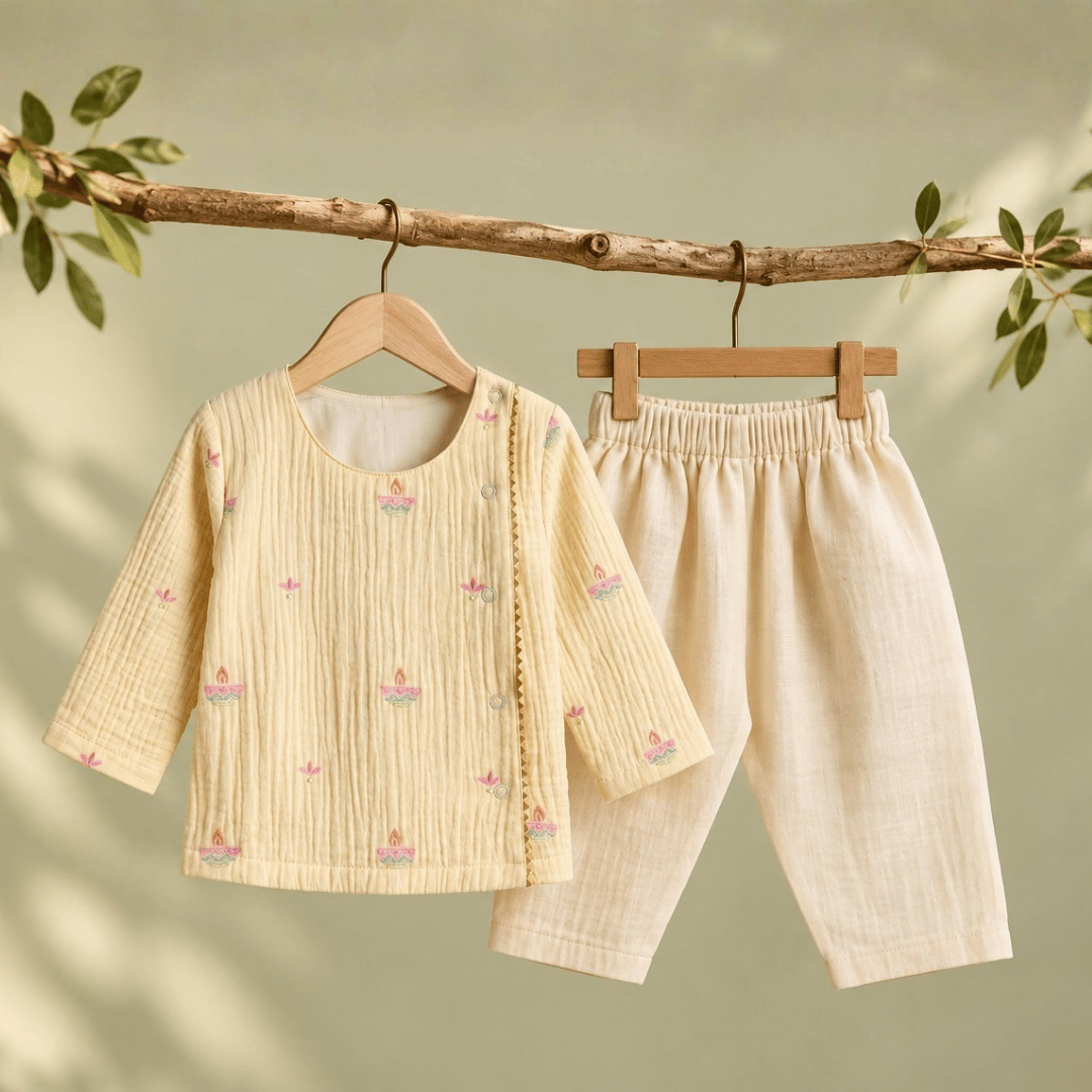 Amra - Crinkled Kurta and Pant