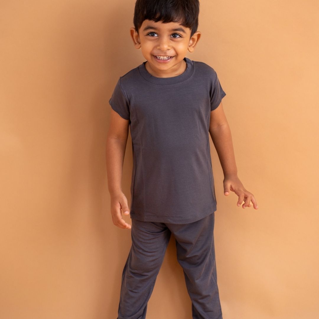 Cozy Coal - Modal Top and Pant