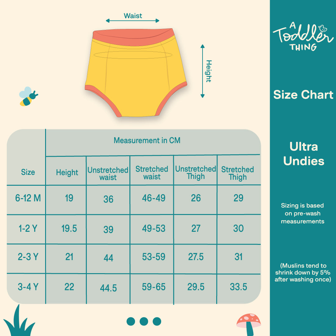 Baby Bee Bottom Ultra Undies 