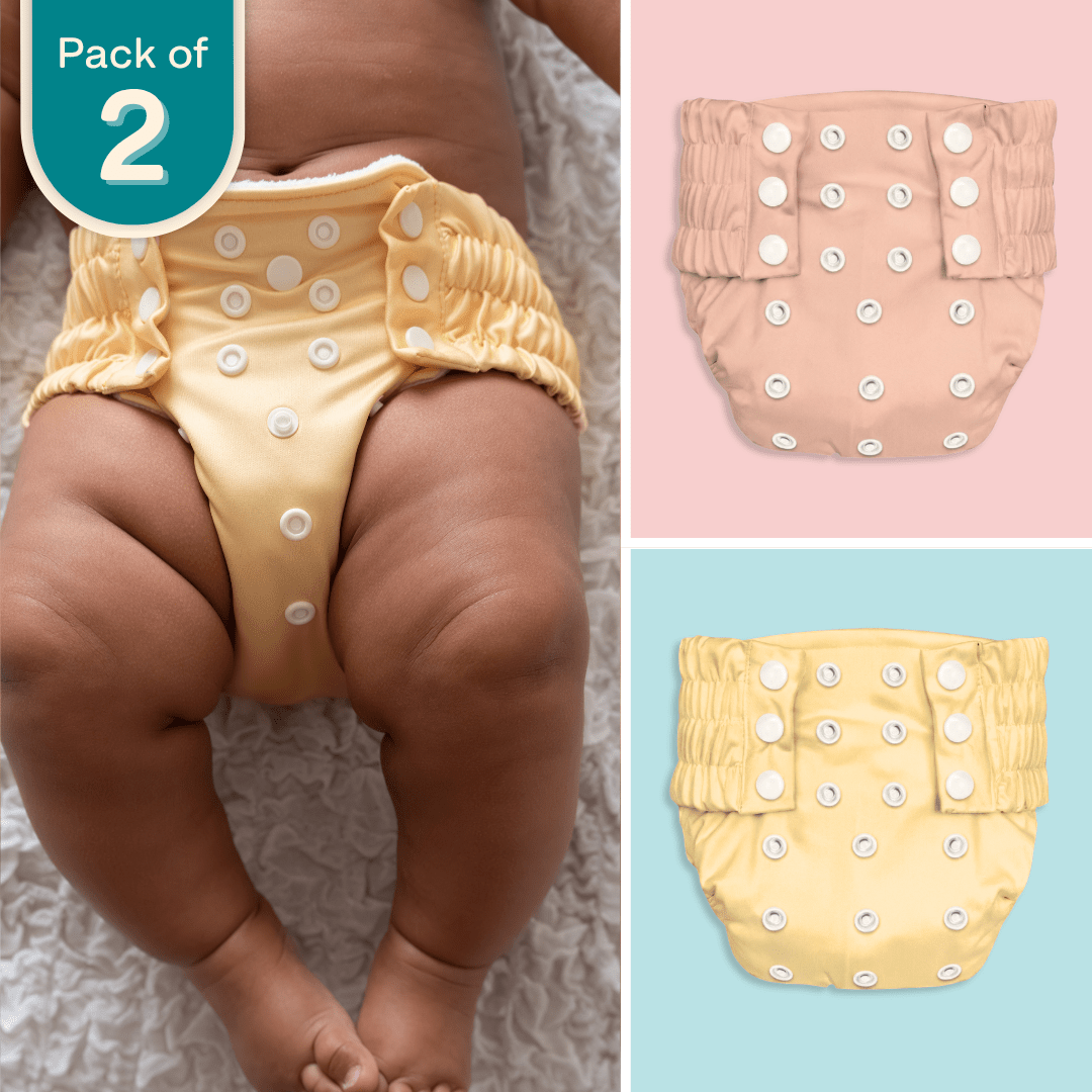 Mauve & Blue - Ultra Diaper - Pack of 2