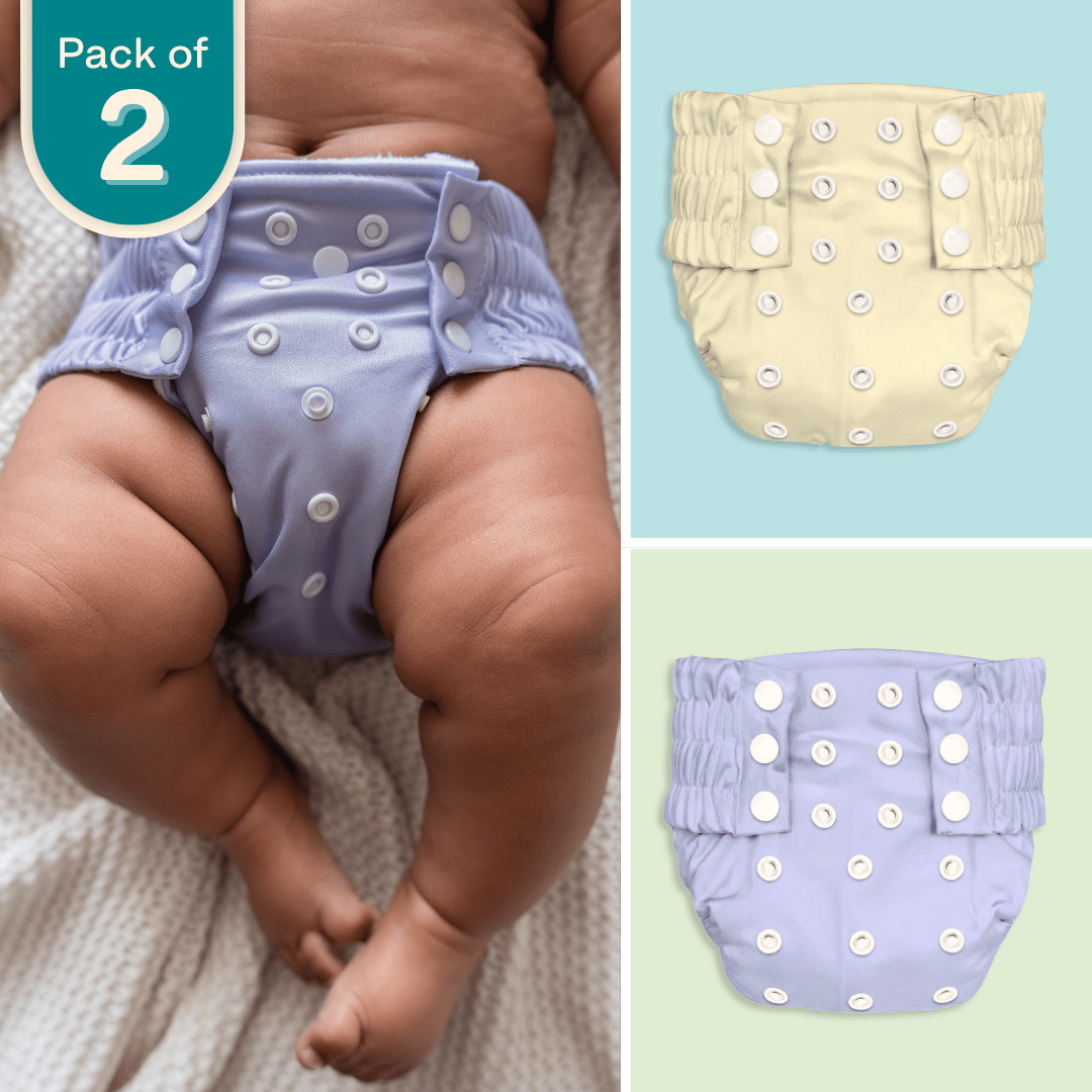 Mauve & Blue - Ultra Diaper - Pack of 2