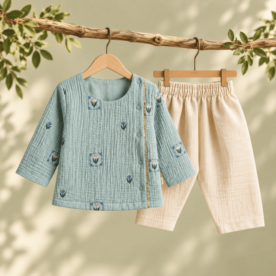 Amra - Crinkled Kurta and Pant