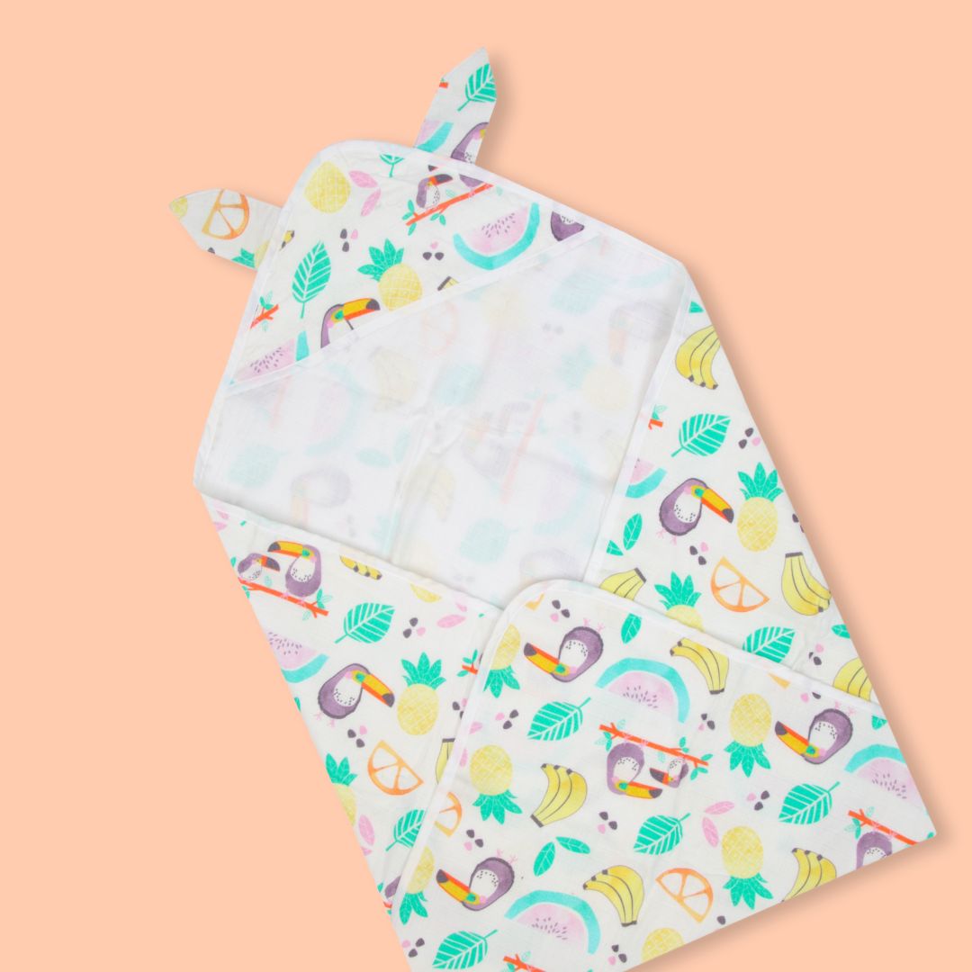 Beaky Stripes- Muslin 12 Piece Combo Pack (0-3M)