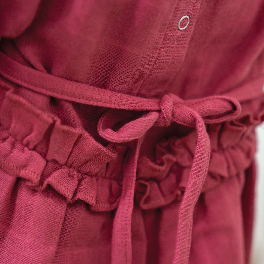 Love Stitch Full Sleeve Muslin Frock For Babies