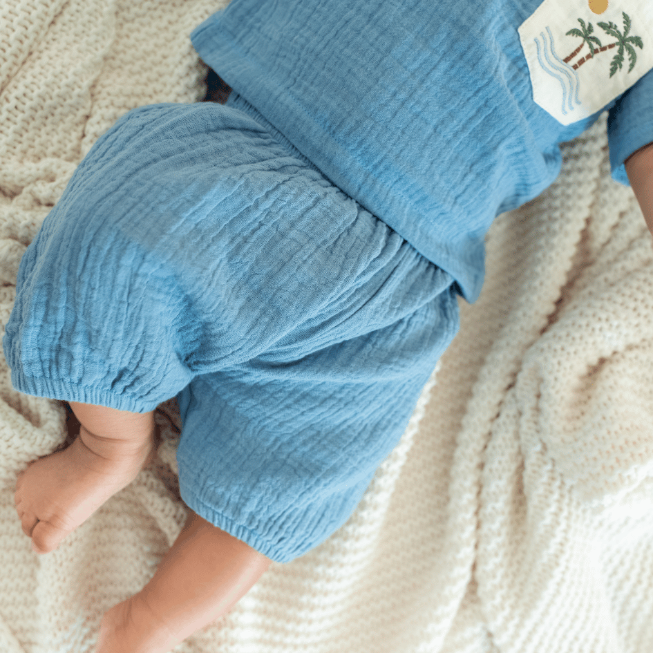 Rusty Cactus - Crinkled Muslin Co-ord Set with Pocket