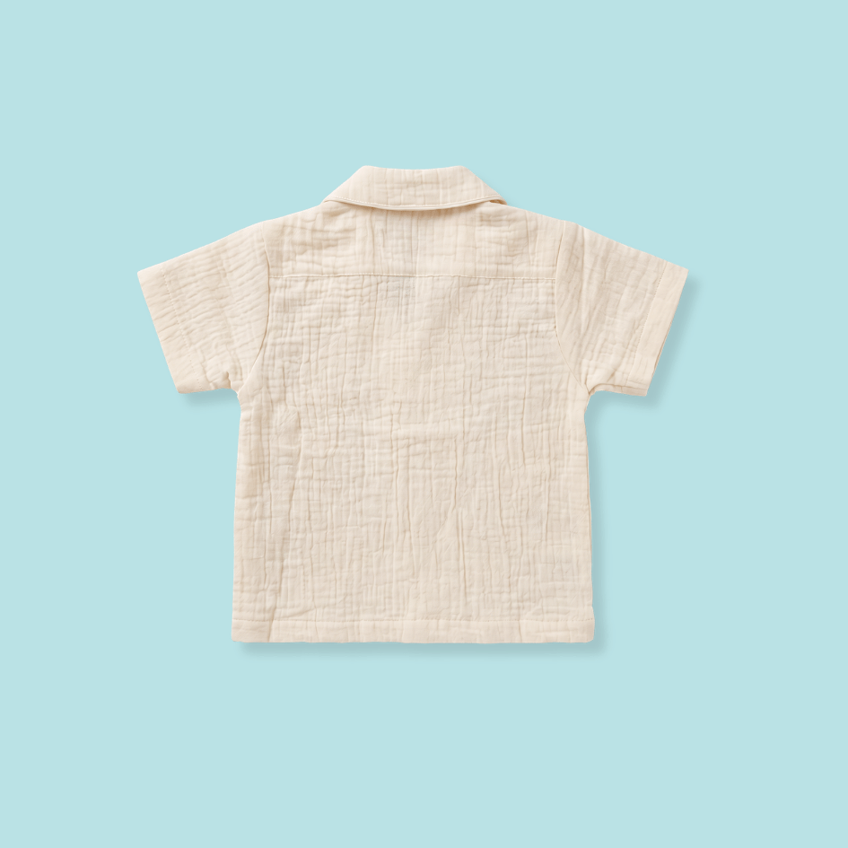 Sage Tusk - Crinkled Muslin Shirt