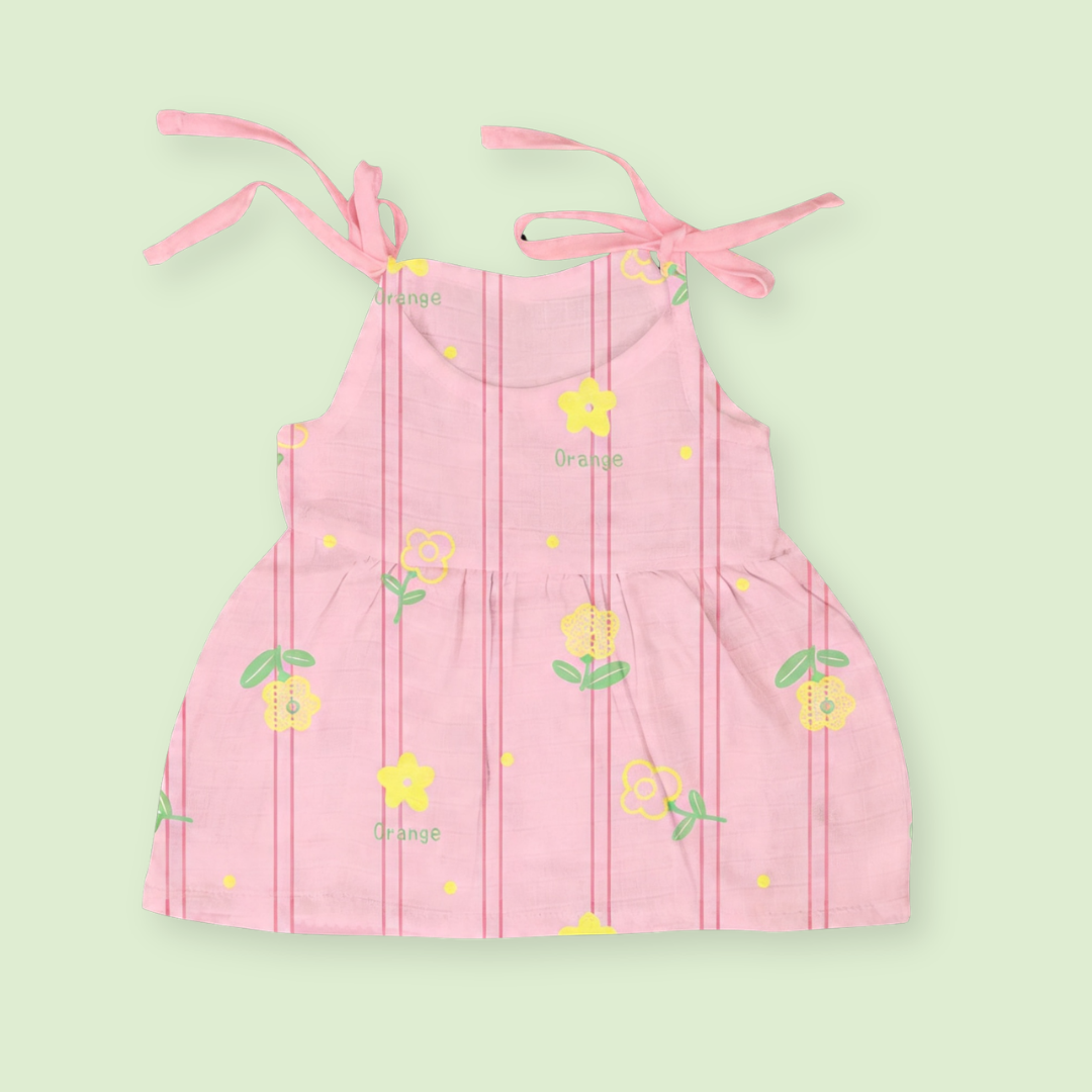 Rainbow Days - Muslin Knot Frock - Pack of 2