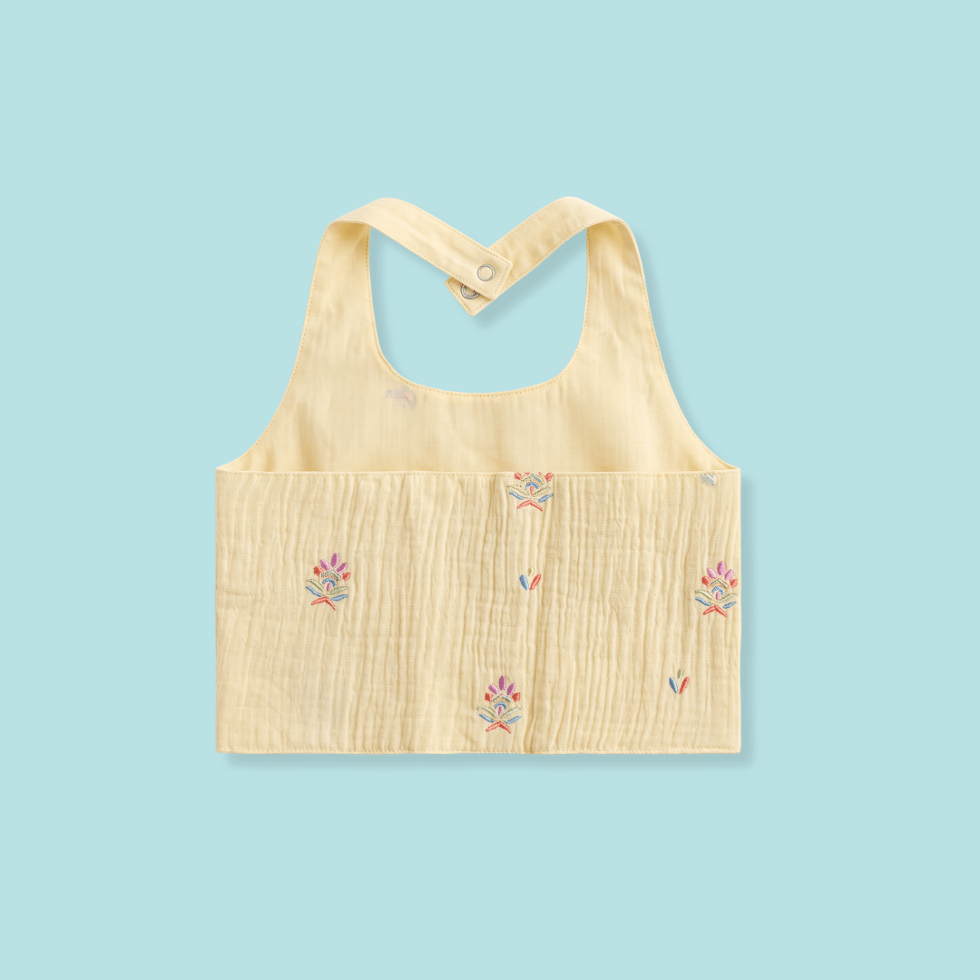 Malar - Crinkled Halter Neck Top and Skirt