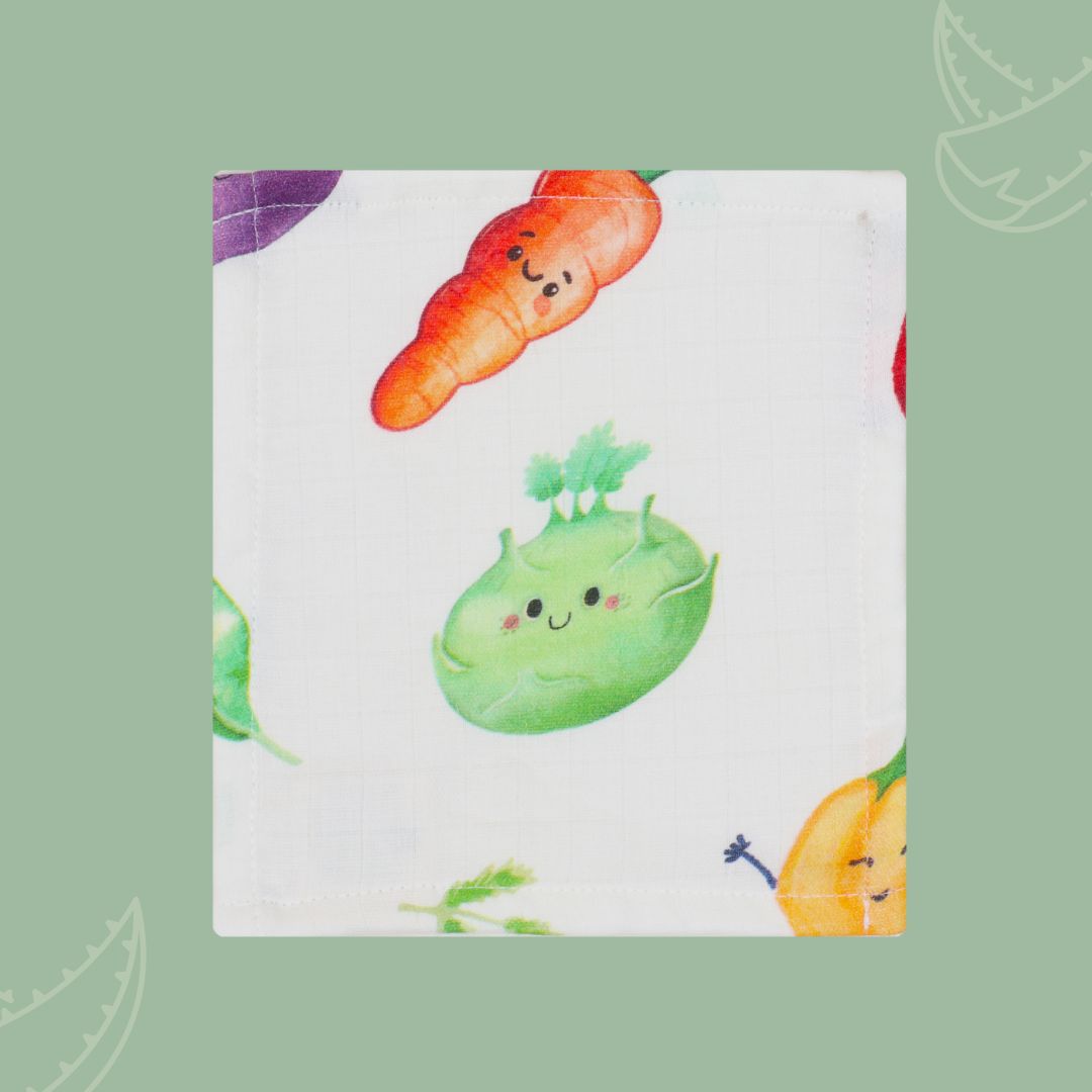 Aloe Vera Muslin Wipes (Pack Of 8)