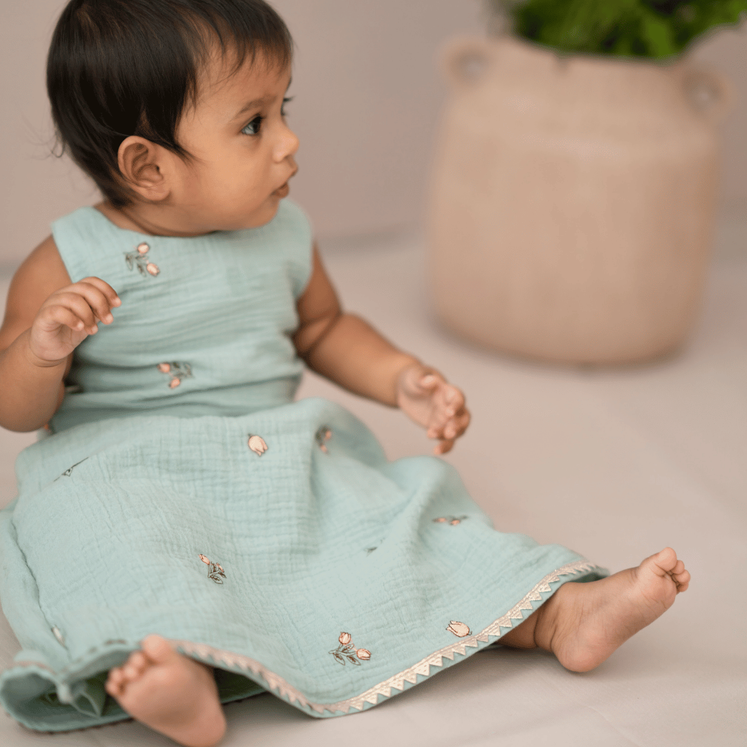 Malar - Crinkled Halter Neck Top and Skirt