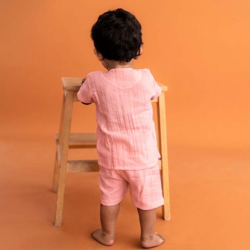 Sunnyraff - Crinkled Muslin Co-ord Set