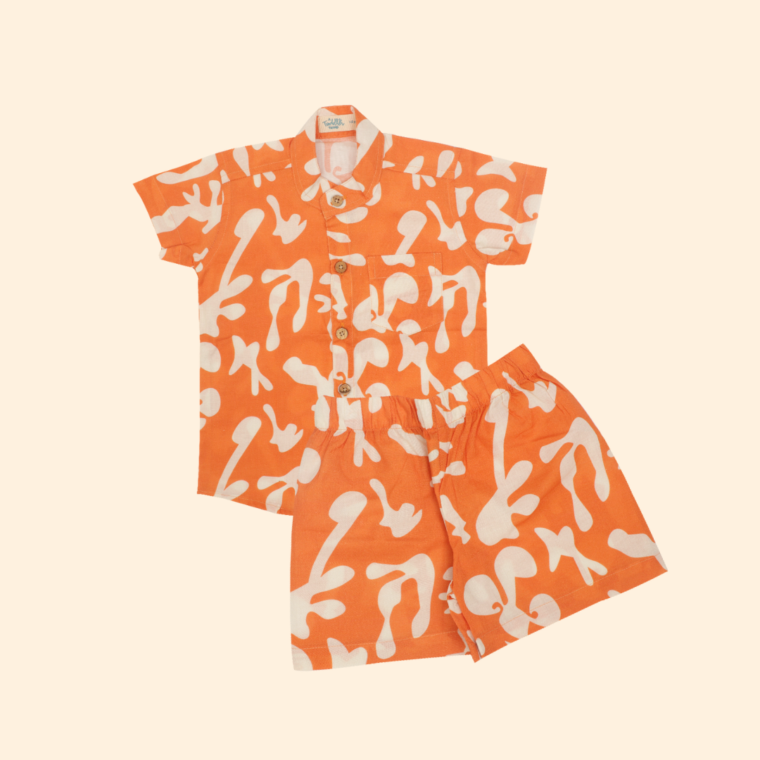 Lilsplash - Mulmul Cotton Co ord Set Pack of 2