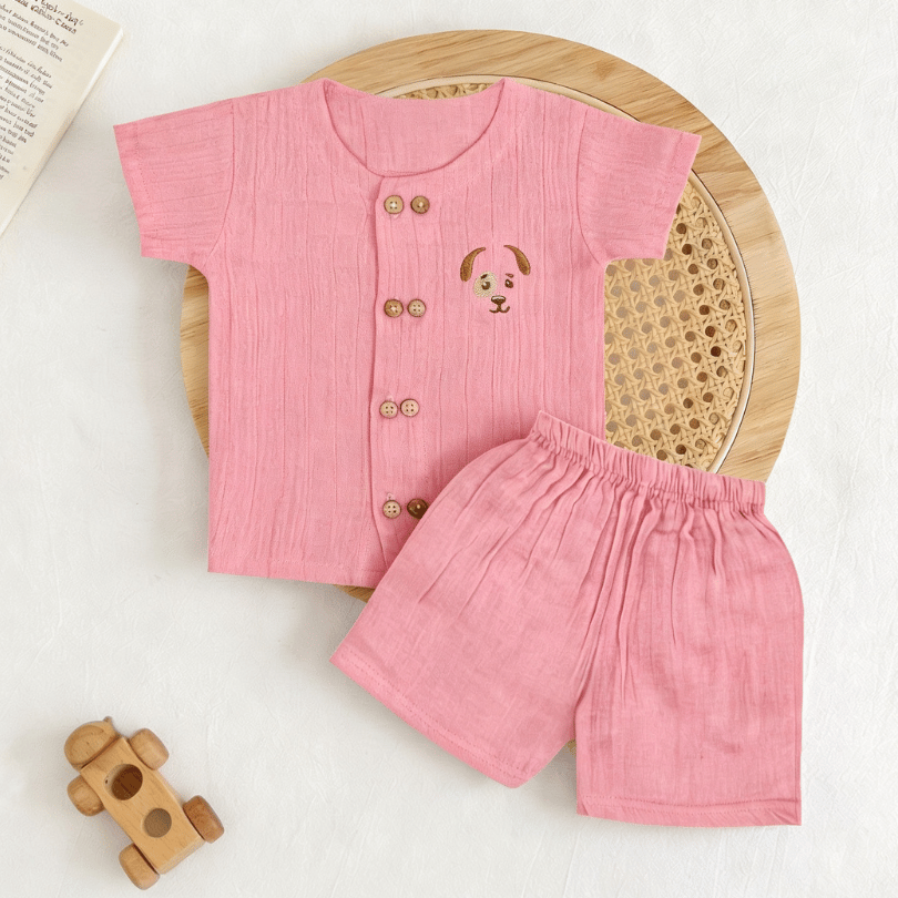 Sunnyraff - Crinkled Muslin Co-ord Set