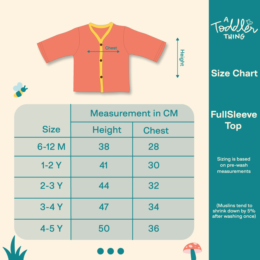 Dollyfin - Muslin Full Sleeve Sleep Suit for babies and kids (Unisex)