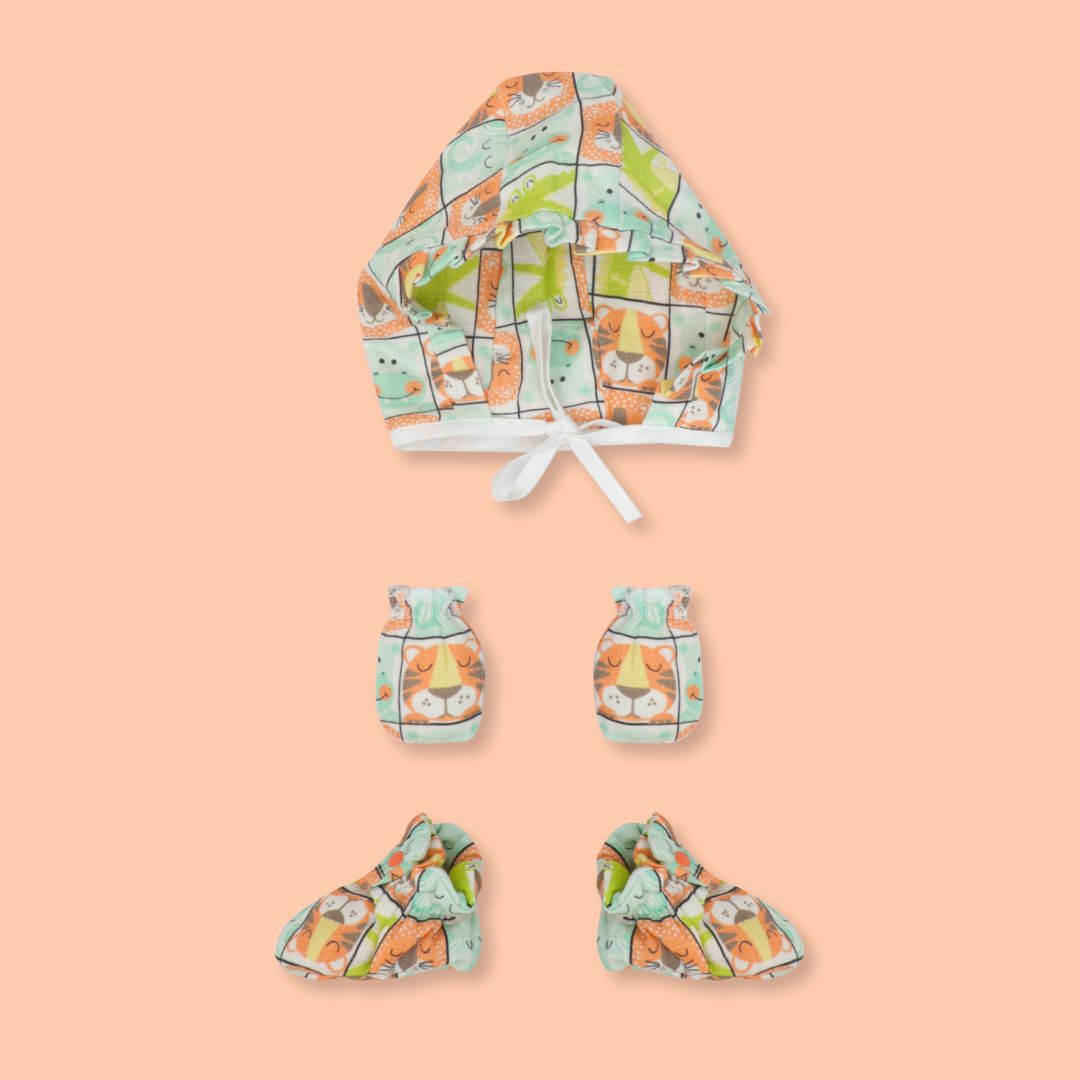Beaky Stripes - Muslin 10 Piece Combo Pack (0-3M)