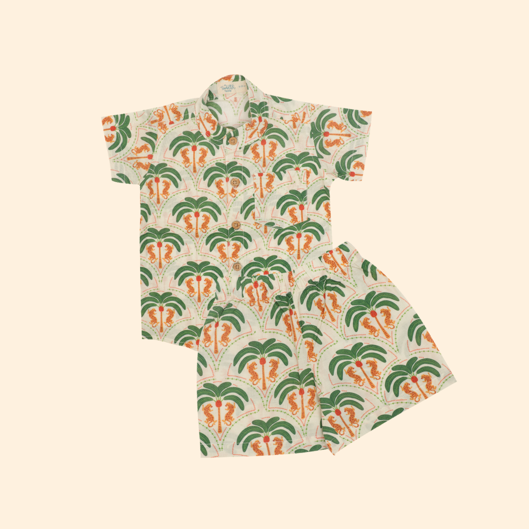 Lilsplash - Mulmul Cotton Co ord Set Pack of 2