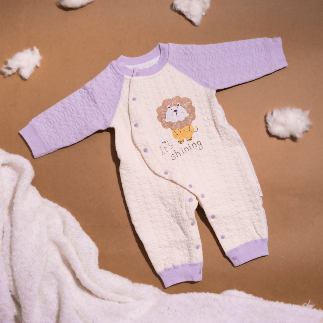 Lilac Tiny Roars - Full sleeve Bodysuit