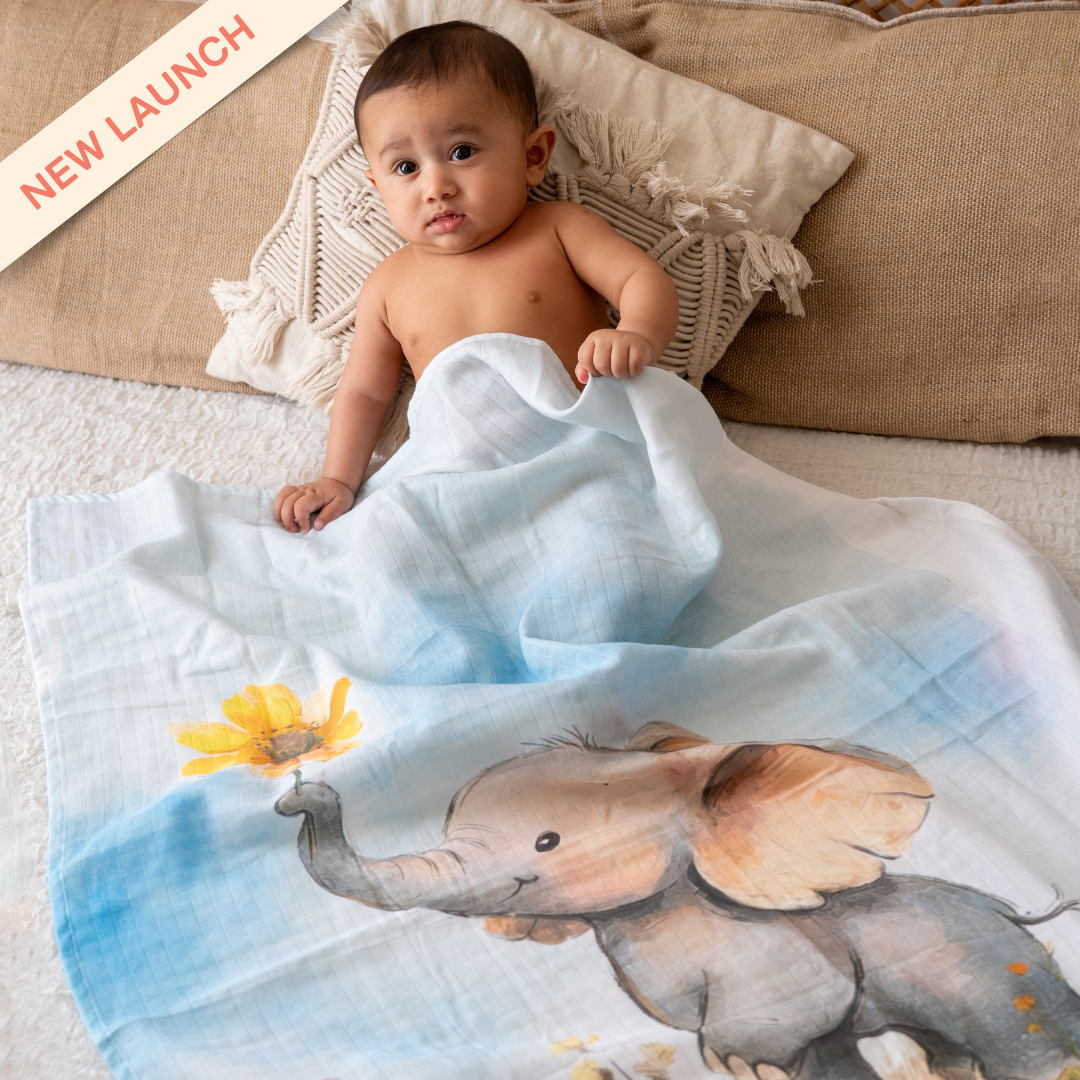Happy Trunk - Muslin Bath Towel