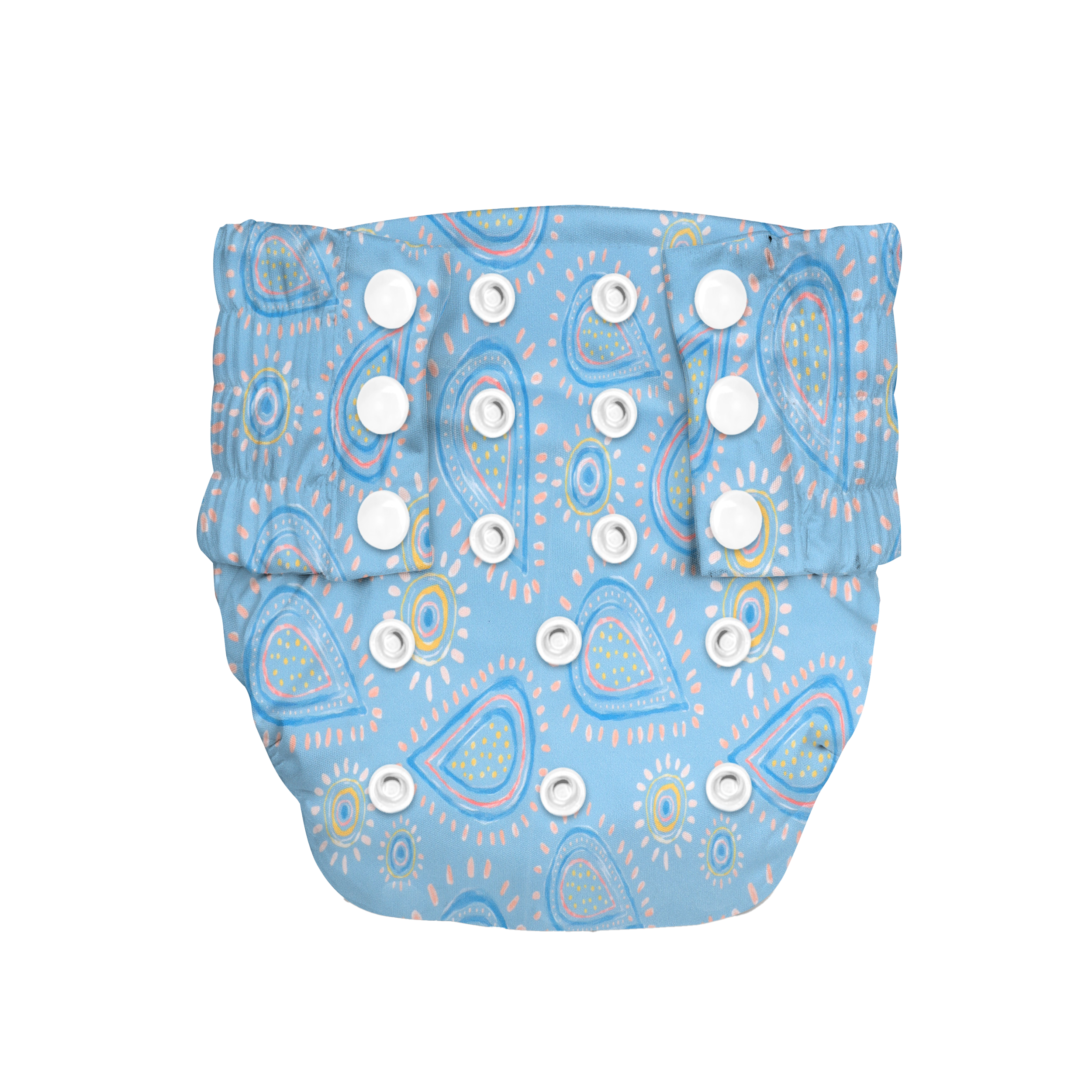Indigo - Newborn Cloth Diaper 2.0 with 1 cotton Insert (2 kg - 5 kg)