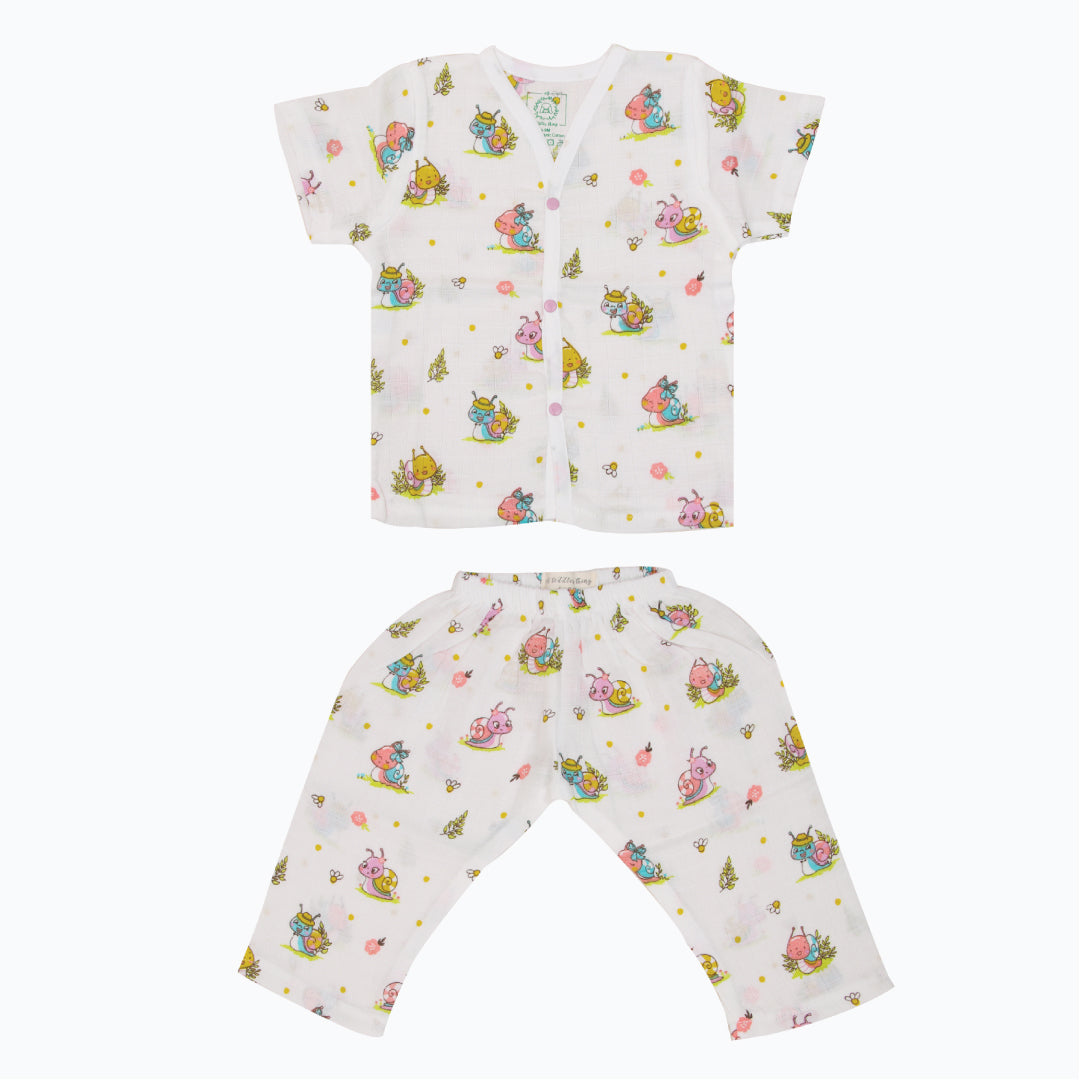 Snail Mail - Muslin Sleep Suit for babies and kids (Unisex)