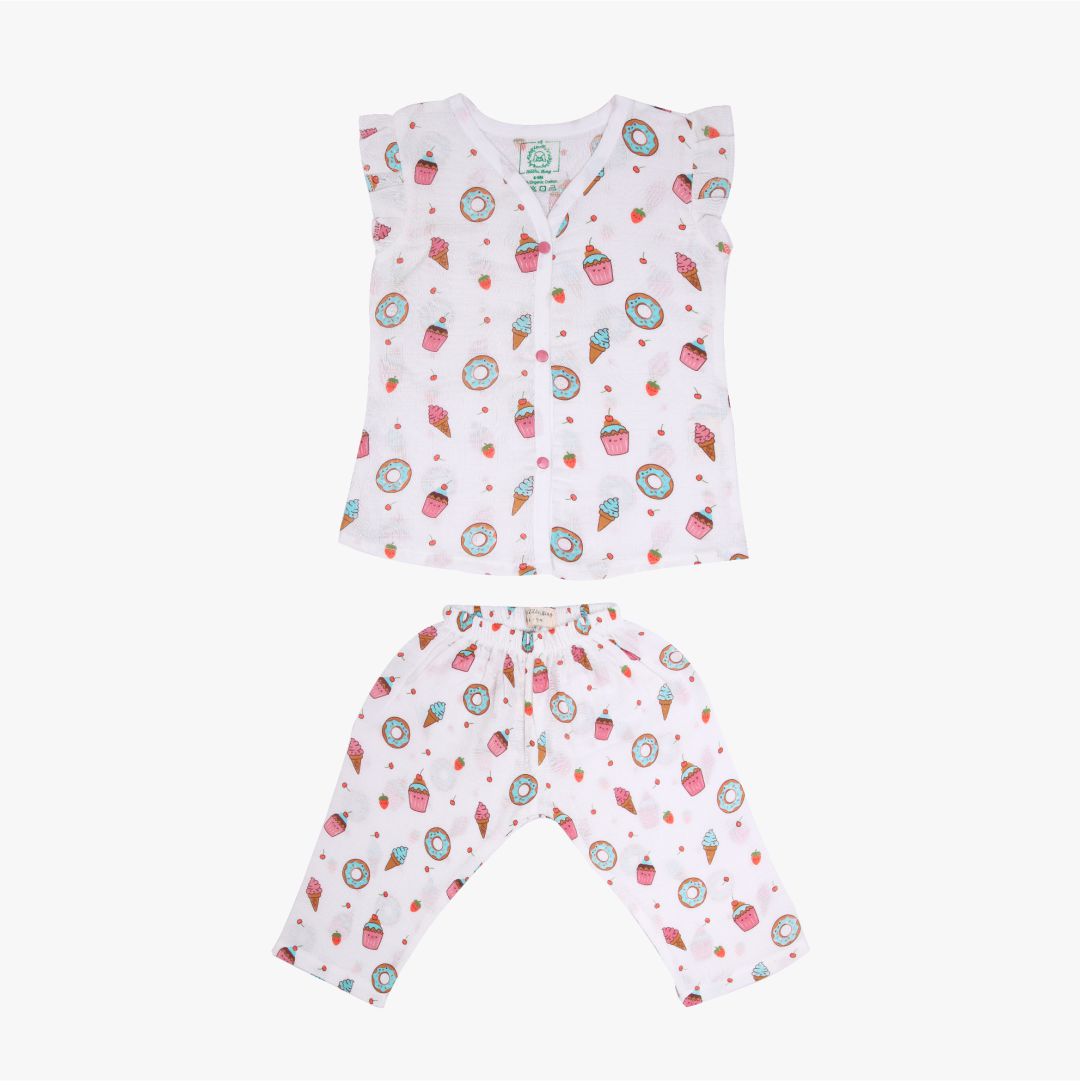 Muslin Sleep Suit Girls