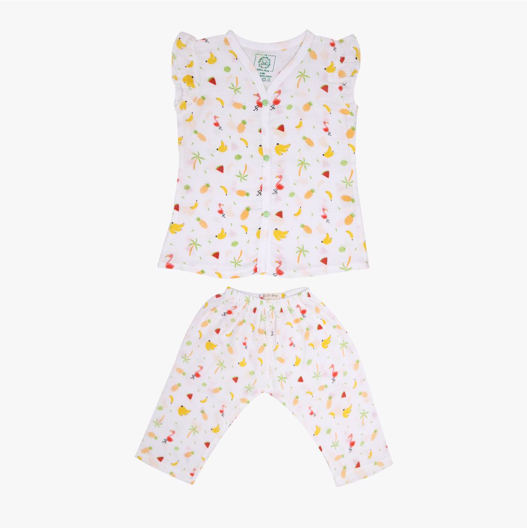 Muslin Sleep Suit Girls