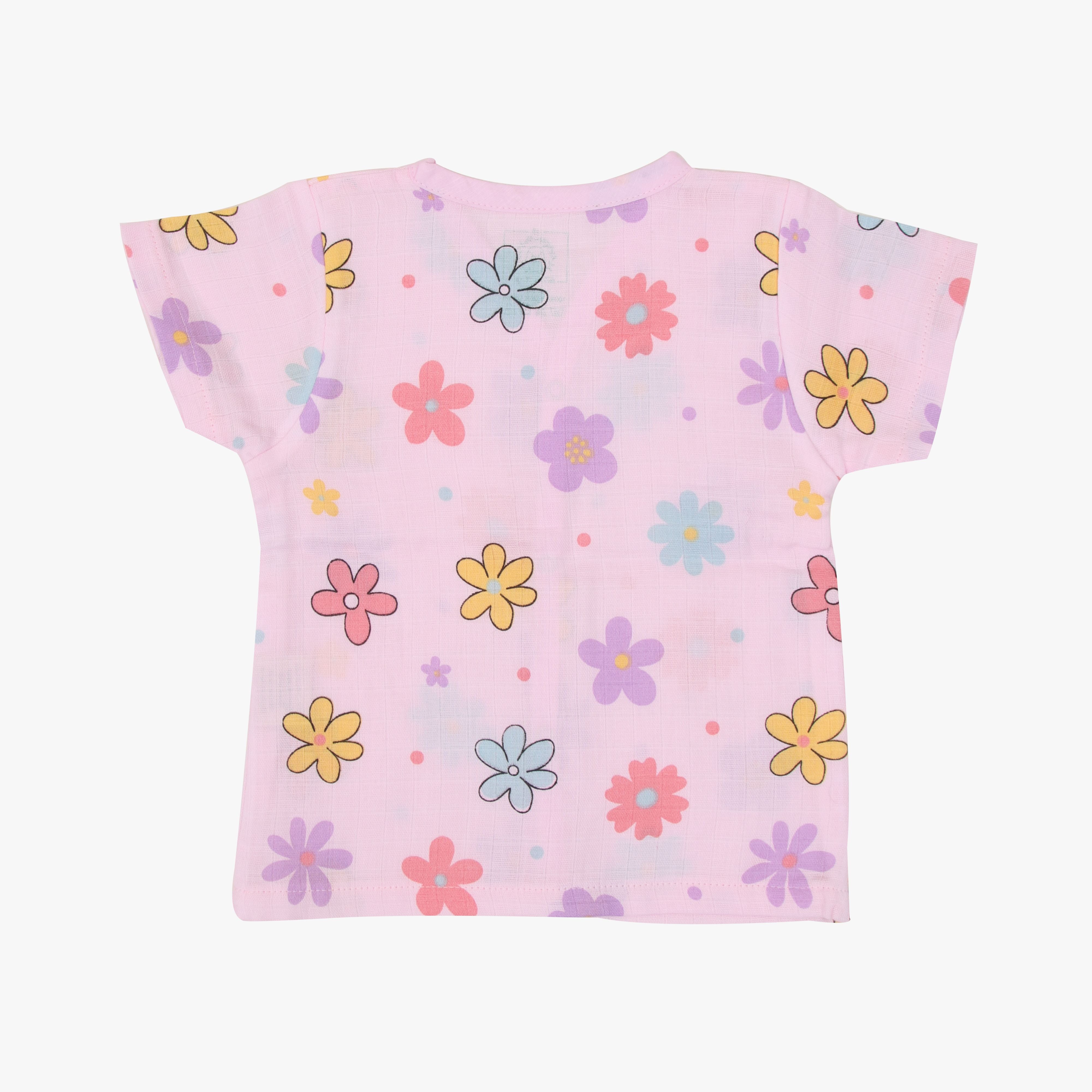 Flower Puff - Muslin Sleep Suit (Unisex)