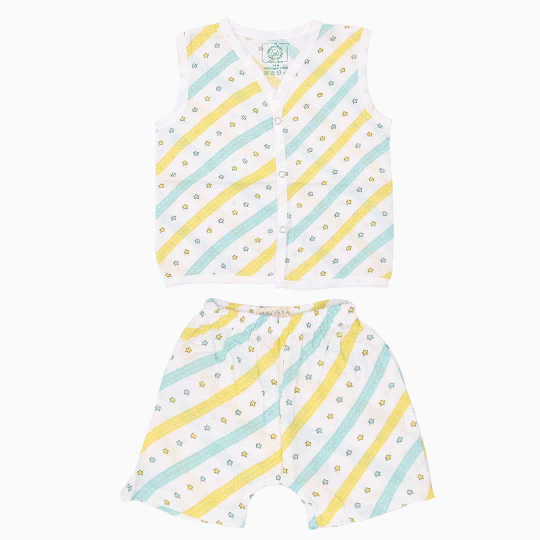 Twinkling Star - Muslin Jabla and Shorts for Babies and Toddlers