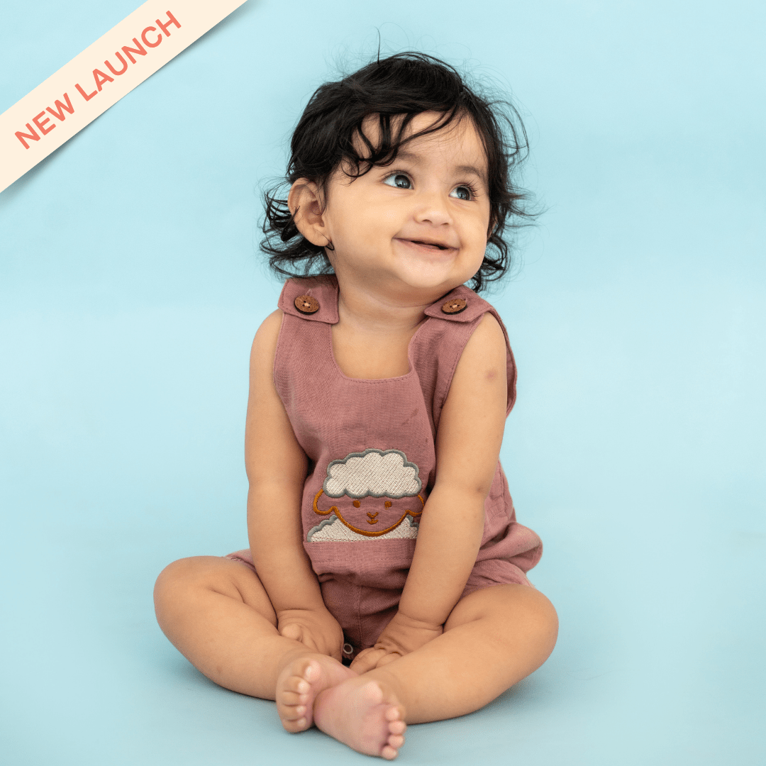 Yellow Bud - Muslin Crinkled Romper
