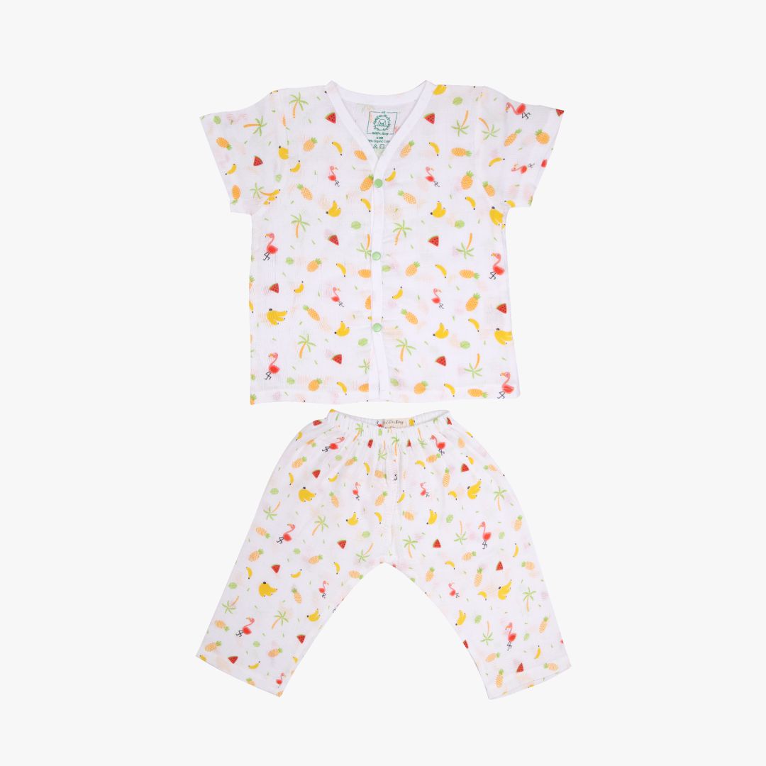 Tropical Love - Muslin Sleep Suit for babies and kids (Unisex)