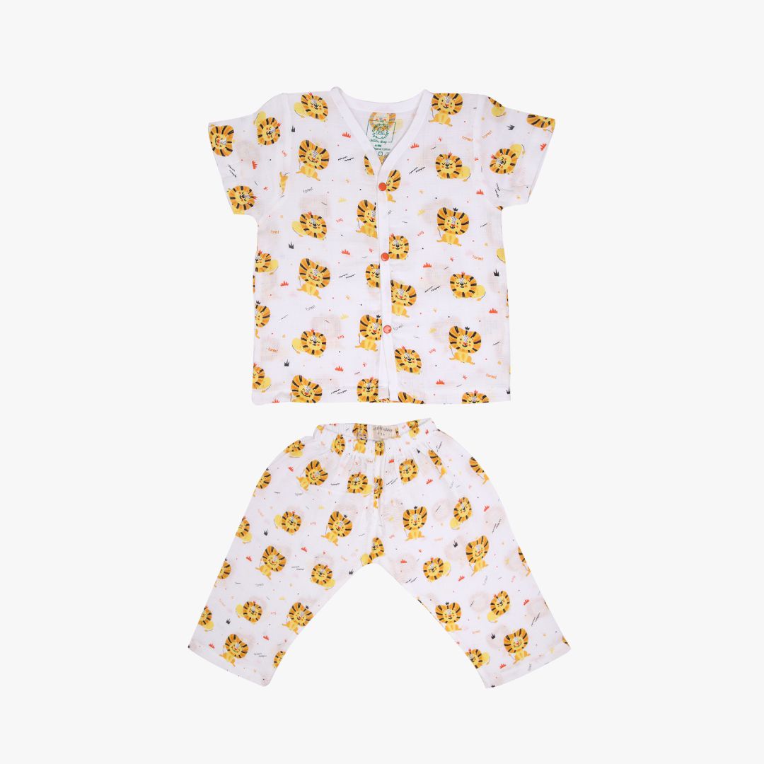 Mighty Lion - Muslin Sleep Suit (Unisex)
