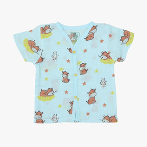 Toddler Sleepy Hippo Muslin Sleep Suit for babies and kids (Unisex)