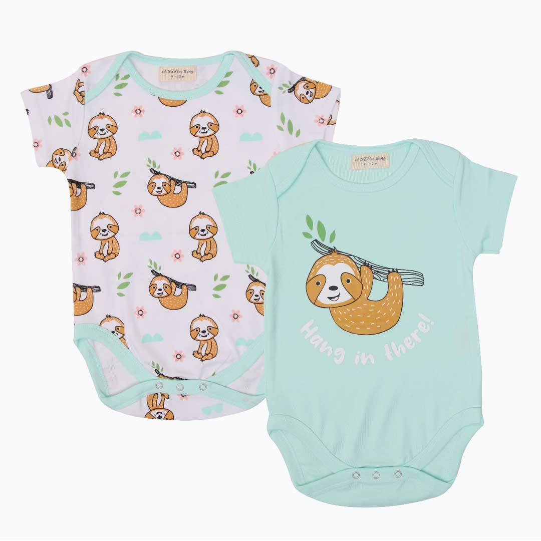 Sloth Baby - Rompers (Pack of 2)