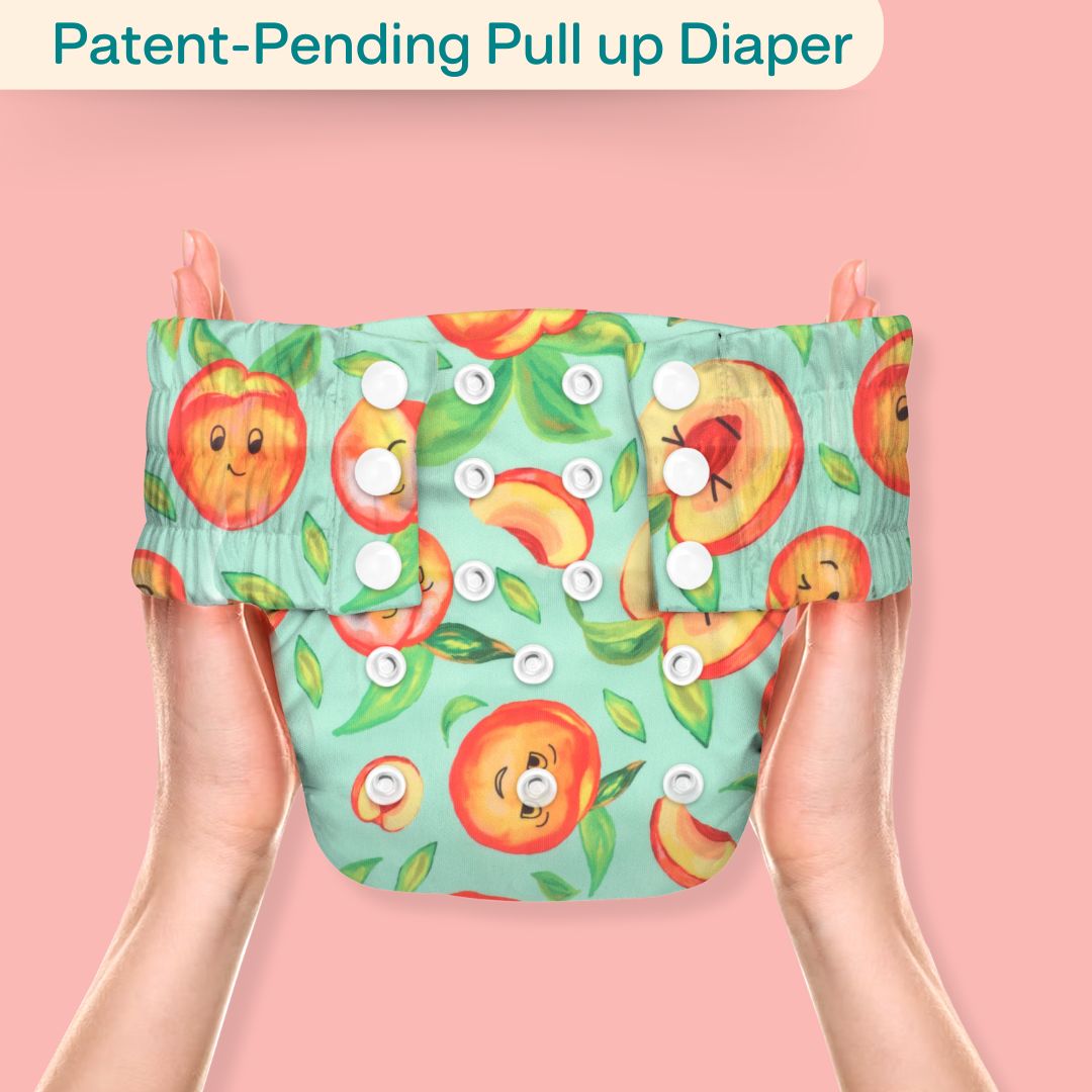 Indigo - Newborn Cloth Diaper 2.0 with 1 cotton Insert (2 kg - 5 kg)